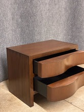 Load image into Gallery viewer, Mid-Century Modern Style 2-Drawer Nightstand