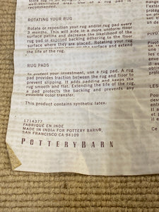 Pottery Barn Tan/Golden Area Rug