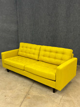 Load image into Gallery viewer, Mid-Century Style Modern Yellow Sofa