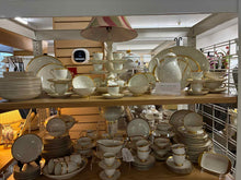 Load image into Gallery viewer, Gold Trim Porcelain Dinnerware set