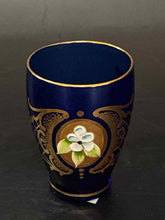 Load image into Gallery viewer, 10 Piece Glass Cobalt Beverage Set