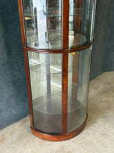 Load image into Gallery viewer, Pulaski Mirrored Back Half Round Curio Display Cabinet