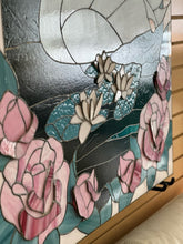 Load image into Gallery viewer, Double-Sided 3D Stained Glass Swan Panel