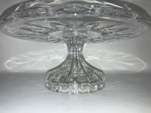 Waterford Crystal Clear Round Cake plate/stand