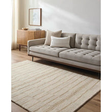 Load image into Gallery viewer, *NEW* Wayfair Joss &amp; Main Rectangle Demie Striped Tufted Wool Area Rug