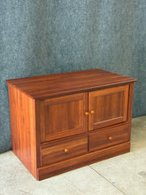 Load image into Gallery viewer, Brown Street Furniture Solid Cherry Media Console Cabinet