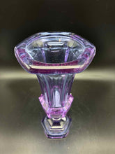 Load image into Gallery viewer, Lavender Lead Crystal Vase