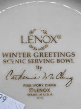 Load image into Gallery viewer, Lenox Winter Greetings Serving bowl