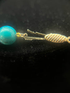 Gold Turquoise Necklace