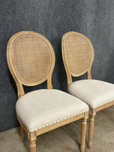 Load image into Gallery viewer, Pair of Cane-Back Side Chairs
