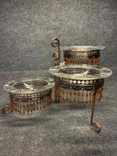 Load image into Gallery viewer, 4 Piece Metal Amber Misc. serveware