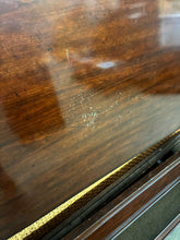 Load image into Gallery viewer, King Size Dark Wood Canopy Bed Frame