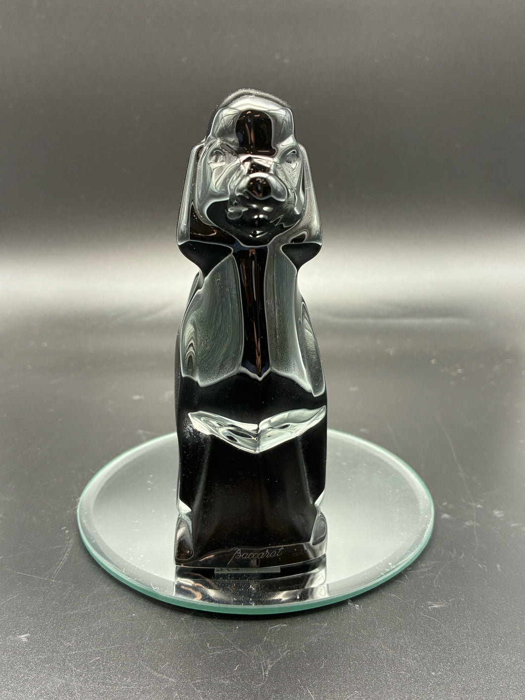 Baccarat Crystal Black Figurine