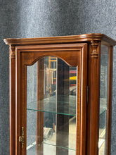 Load image into Gallery viewer, Traditional Lighted 2 Door Glass Curio Cabinet