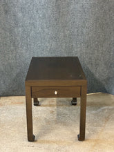 Load image into Gallery viewer, Knowlton Brothers One Drawer Dark Wood Side Table