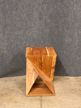 Load image into Gallery viewer, Rustic Modern Geometric End Table