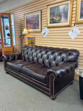 Load image into Gallery viewer, Ethan Allen "Chadwick" Leather Sofa