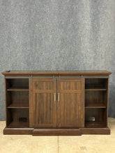 Load image into Gallery viewer, Rustic Style Electric Fireplace Media Console