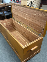 Load image into Gallery viewer, Large Vintage Cedar-lined Trunk