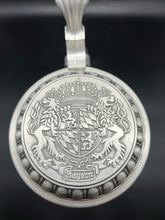 Load image into Gallery viewer, German, Lidded Pilsner Beer Glass with Pewter Lid  Bayern