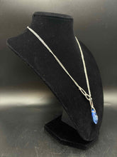 Load image into Gallery viewer, Swarovski Silvertone Necklace
