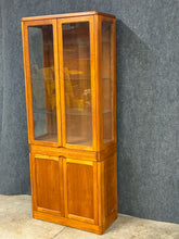 Load image into Gallery viewer, Mid-Century Modern Teak Display Cabinet with Glass Shelves