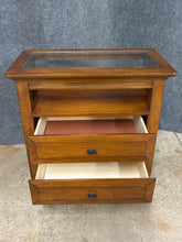 Load image into Gallery viewer, Bernie &amp; Phyl's Wooden 2-Drawer Nightstand
