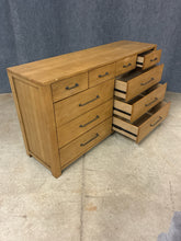 Load image into Gallery viewer, Light Wood 10 Drawer Dresser