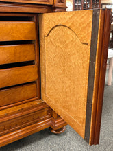 Load image into Gallery viewer, Antique Birdseye Maple Marble-Top Dresser w/ Mirror &amp; Carved Details