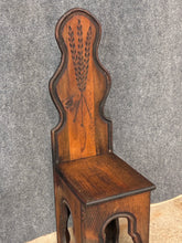 Load image into Gallery viewer, Primitive Pine Child's Chair with Wheat Motif