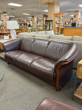 Load image into Gallery viewer, Ekornes "Manhattan" Leather Sofa