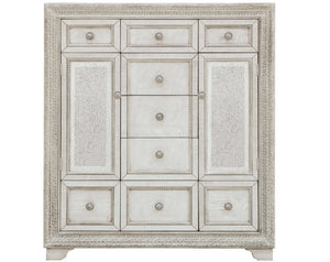 *NEW* Net Retailers Camila Creamy White Rubberwood Accent Chest