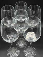 Load image into Gallery viewer, "Clearly Waterford" by Waterford Crystal Set of 6 Red Wine With Star Cut Foot