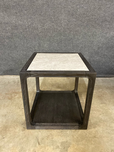 *NEW* Universal Furniture Coalesce Halen Rectangular Stone Ravenwood End Table