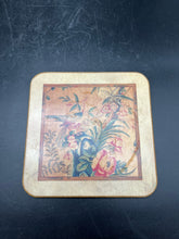 Load image into Gallery viewer, Chinoiserie Bird &amp; Floral Decorative Coasters, Set of 2