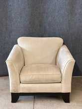 Load image into Gallery viewer, Pottery Barn Tan Upholstered Armchair