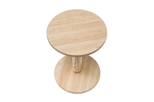 *NEW* All Wood Bobbin Adjustable Side Table/Stool