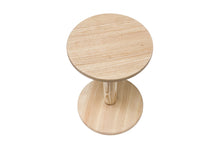 Load image into Gallery viewer, *NEW* All Wood Bobbin Adjustable Side Table/Stool