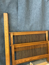 Load image into Gallery viewer, Amish-made Mission Style Oak Queen Size Bed Frame