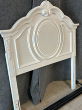 Load image into Gallery viewer, White Twin Headboard with Metal Frame