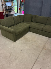 Load image into Gallery viewer, Green Upholstered Sectional