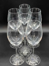 Load image into Gallery viewer, "Clearly Waterford" by Waterford Crystal Set of 6 White Wine With Star Cut Foot