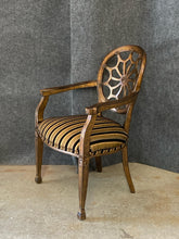 Load image into Gallery viewer, Spider Back Striped Accent Armchair