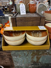 Load image into Gallery viewer, Denby Swirl Pottery 4 Piece Multi-Color Bowls