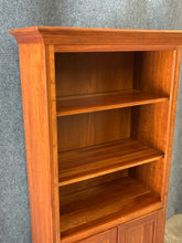 Load image into Gallery viewer, Brown Street Furniture Cherry Bookcase with Storage