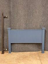 Load image into Gallery viewer, Painted Blue Full Size Headboard with Metal Frame