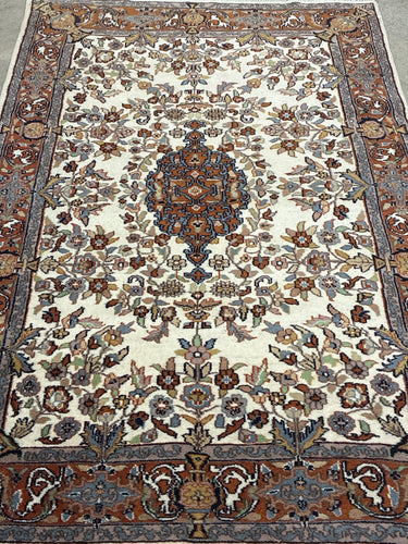 Hand-Knotted Persian Style Wool Rug