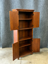 Load image into Gallery viewer, Traditional Cherry Finish Tall Storage Cabinet
