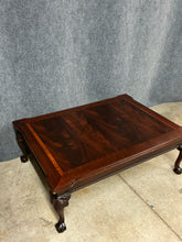 Load image into Gallery viewer, Traditional Mahogany Claw Foot Coffee Table