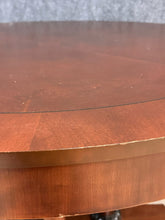 Load image into Gallery viewer, Baker 46" Round Mahogany Pedestal Dining Table With Paw Feet